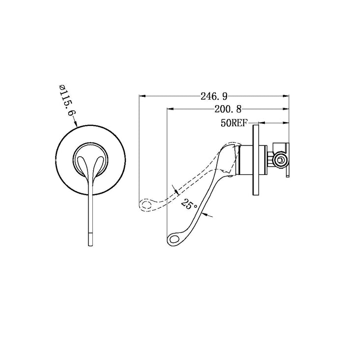 Nero Care Shower Mixer