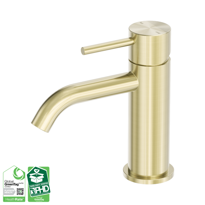 Nero Zen SS316L Basin Mixer - Brushed Gold
