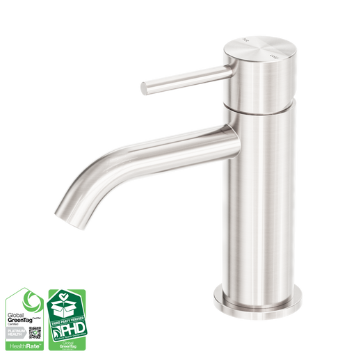 Nero Zen SS316L Basin Mixer - Brushed Nickel