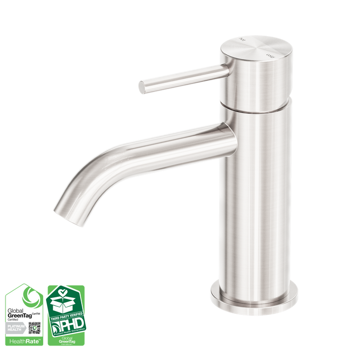 Nero Zen SS316L Basin Mixer - Brushed Nickel