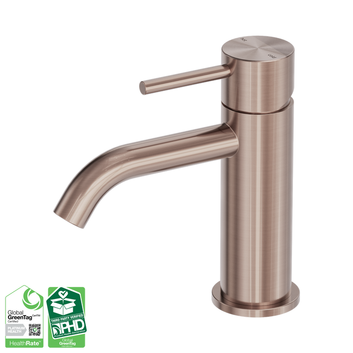 Nero Zen SS316L Basin Mixer - Brushed Bronze