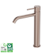 Nero Zen SS316L Tall Basin Mixer - Brushed Bronze