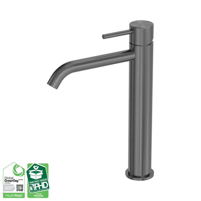 Nero Zen SS316L Tall Basin Mixer - Graphite