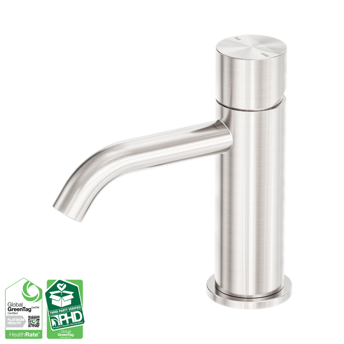 Nero Zen SS316L Basin Mixer Handless - Brushed Nickel