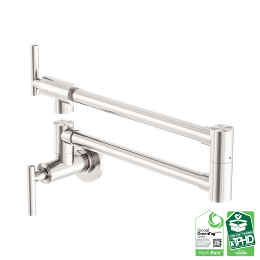 Nero Zen 316L Stainless Steel Pot Filler - Brushed Nickel