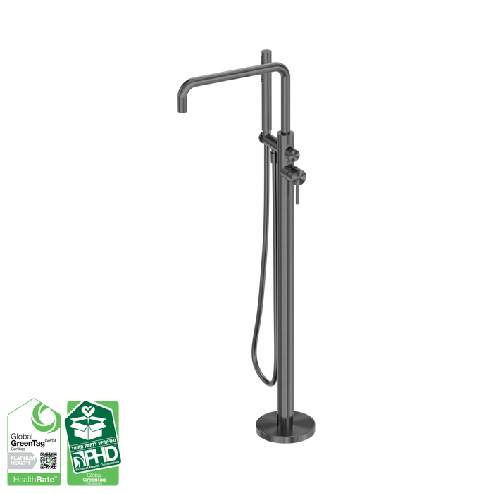 Nero Zen SS316L Freestanding Bath Mixer - Graphite