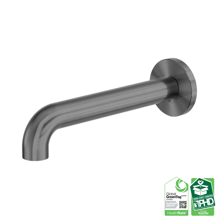 Nero Zen SS316L Round Basin/Bath Spout Only 185mm - Graphite