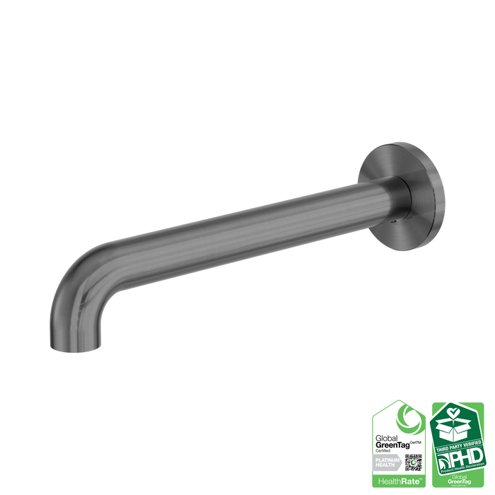 Nero Zen SS316L Round Basin/Bath Spout Only 230mm - Graphite