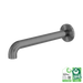 Nero Zen SS316L Round Basin/Bath Spout Only 230mm - Graphite