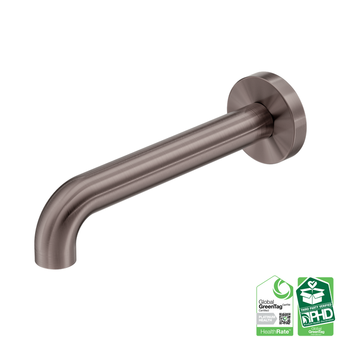 Nero Zen SS316L Round Basin/Bath Spout Only 185mm II - Brushed Bronze