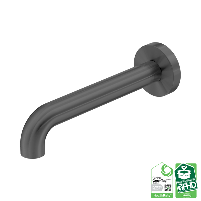 Nero Zen SS316L Round Basin/Bath Spout Only 185mm II - Graphite