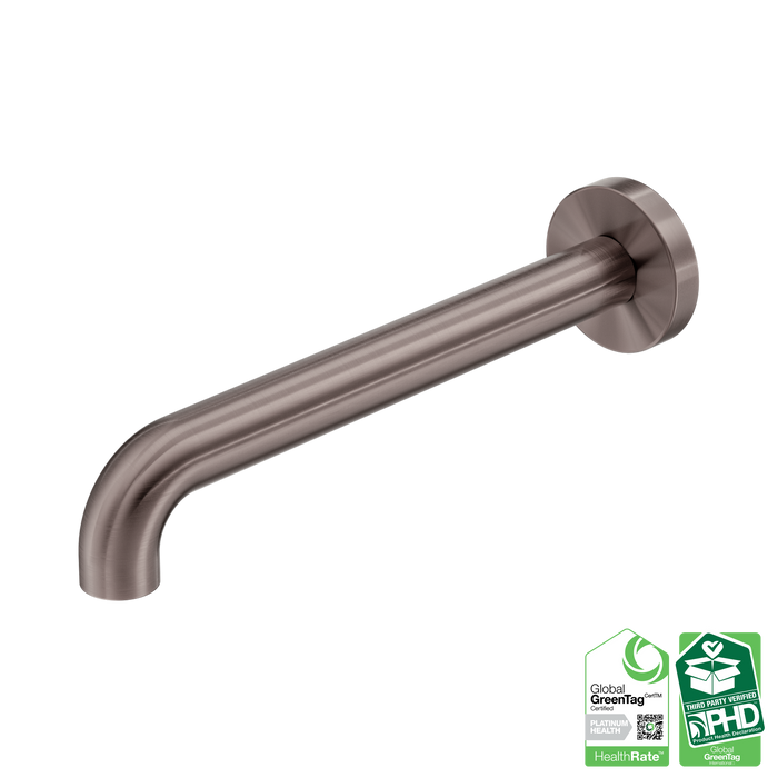 Nero Zen SS316L Round Basin/Bath Spout Only 230mm II - Brushed Bronze