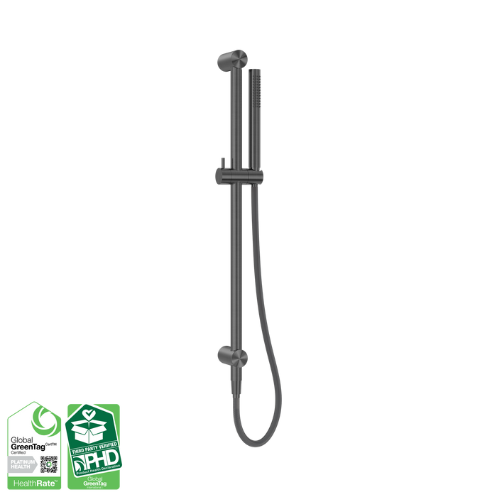 Nero Zen SS316L Shower Rail With Outdoor Shower Hose - Graphite