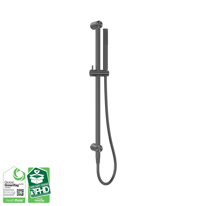 Nero Zen SS316L Shower Rail - Graphite