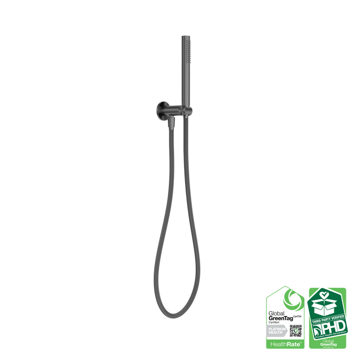 Nero Zen SS316L Shower On Bracket With Outdoor Shower Hose - Graphite