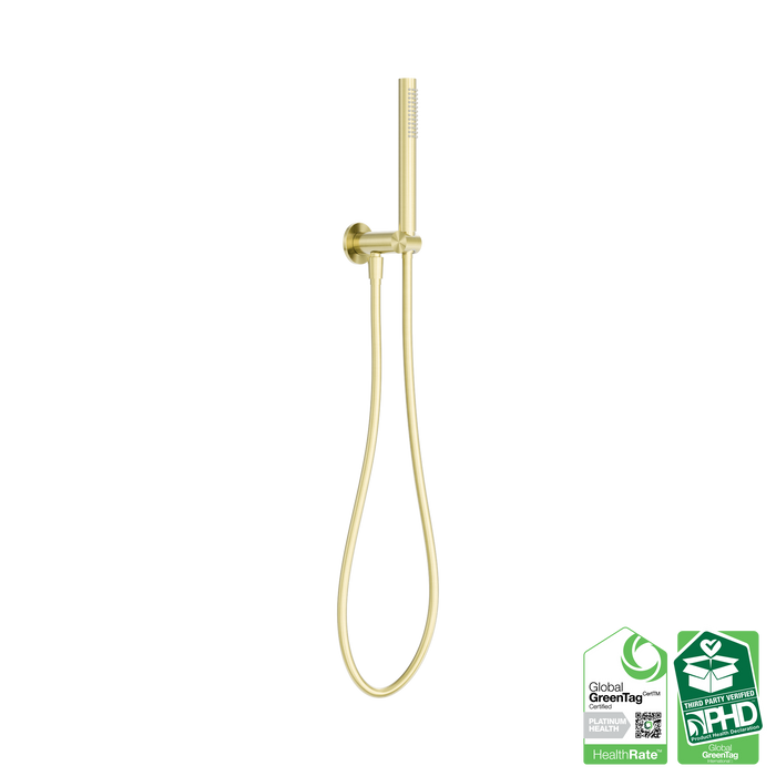 Nero Zen SS316L Shower On Bracket - Brushed Gold