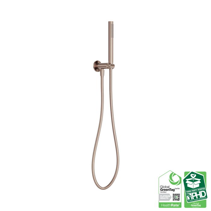 Nero Zen SS316L Shower On Bracket - Brushed Bronze