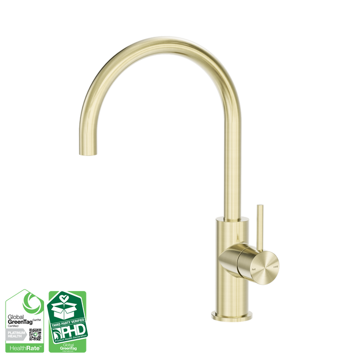 Nero Zen SS316L Kitchen Mixer - Brushed Gold