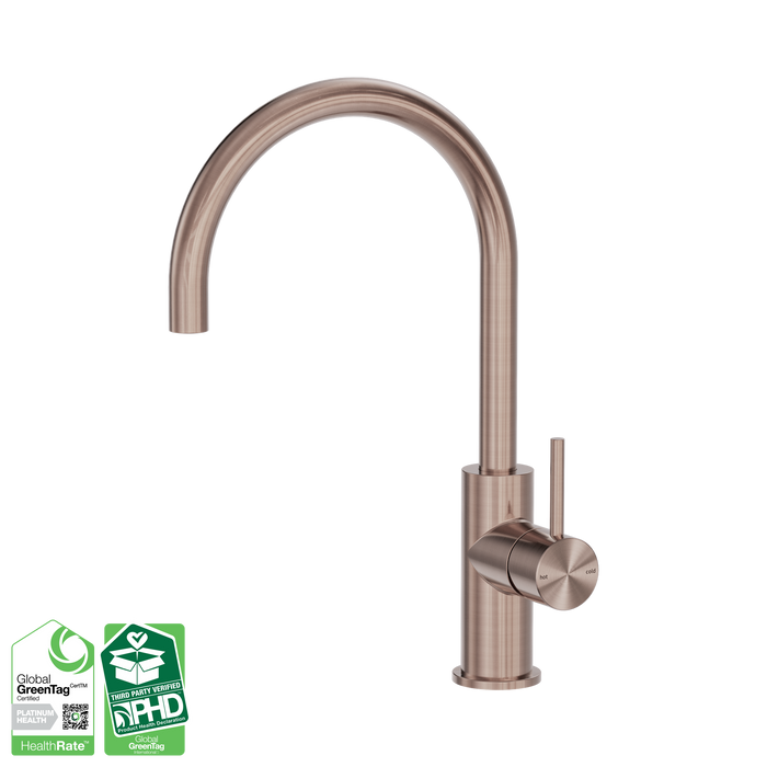 Nero Zen SS316L Kitchen Mixer - Brushed Bronze