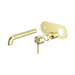 Nero Zen SS316L Wall Basin/Bath Mixer 185mm Spout Trim Kits Only - Brushed Gold