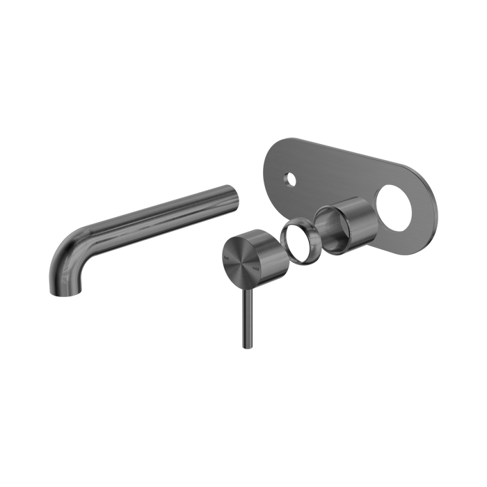 Nero Zen SS316L Wall Basin/Bath Mixer 185mm Spout Trim Kits Only - Graphite