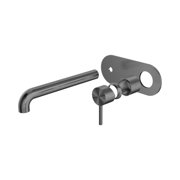 Nero Zen SS316L Wall Basin/Bath Mixer 230mm Spout Trim Kits Only - Graphite