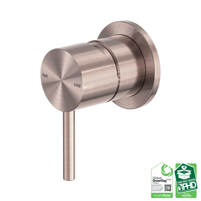 Nero Zen SS316L Shower Mixer - Brushed Bronze