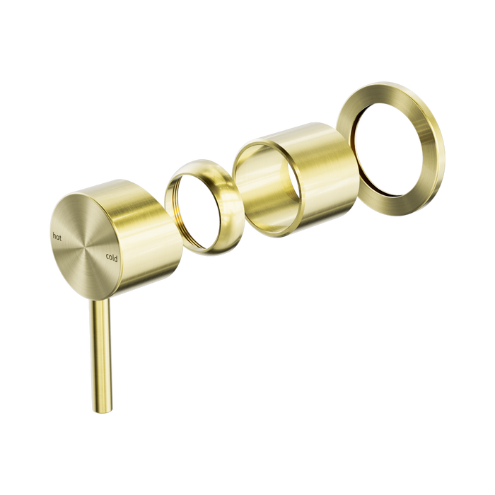 Nero Zen SS316L Shower Mixer Trim Kits Only - Brushed Gold