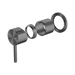 Nero Zen SS316L Shower Mixer Trim Kits Only - Graphite