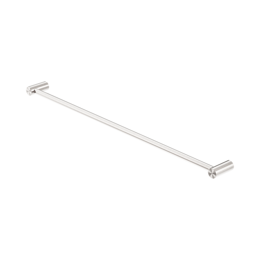 Nero Zen SS316L Single Towel Rail 800mm - Brushed Nickel