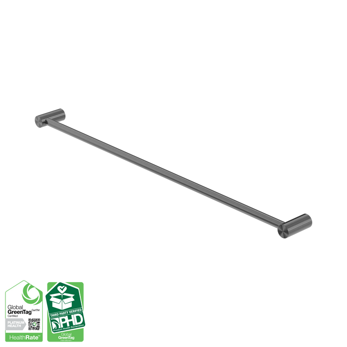 Nero Zen SS316L Single Towel Rail 800mm - Graphite