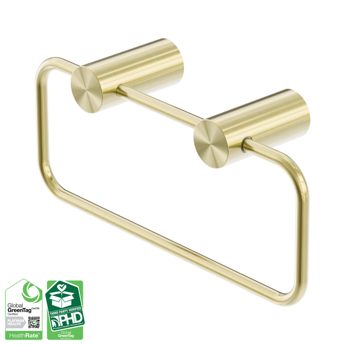 Nero Zen SS316L Hand Towel Ring - Brushed Gold