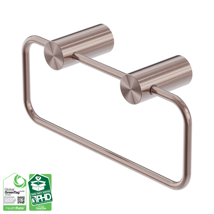 Nero Zen SS316L Hand Towel Ring - Brushed Bronze