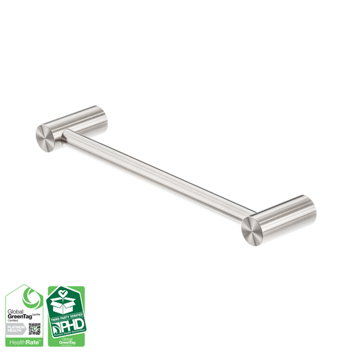 Nero Zen SS316L Hand Towel Rail - Brushed Nickel