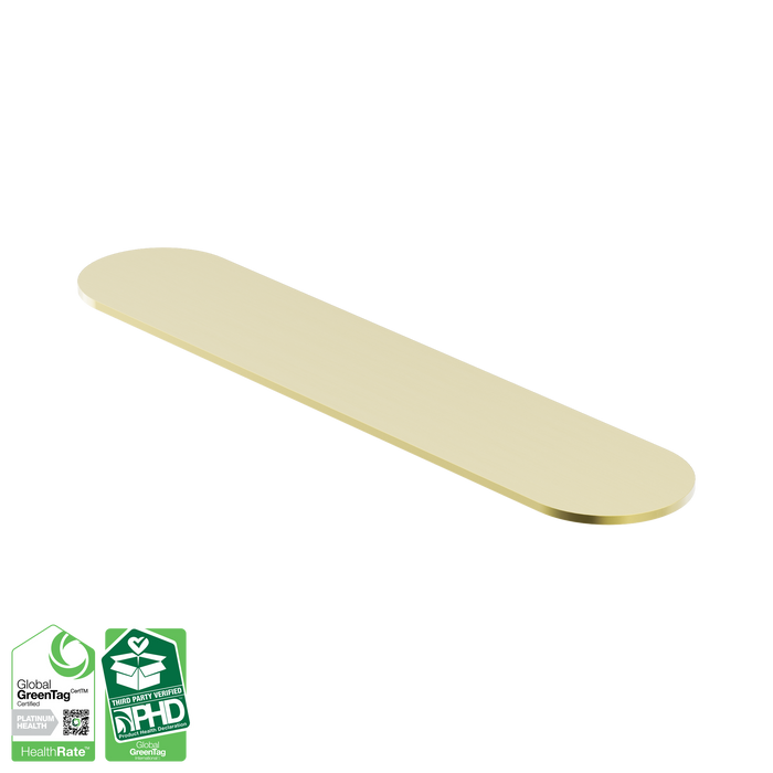 Nero Zen SS316L Metal Shower Shelf - Brushed Gold