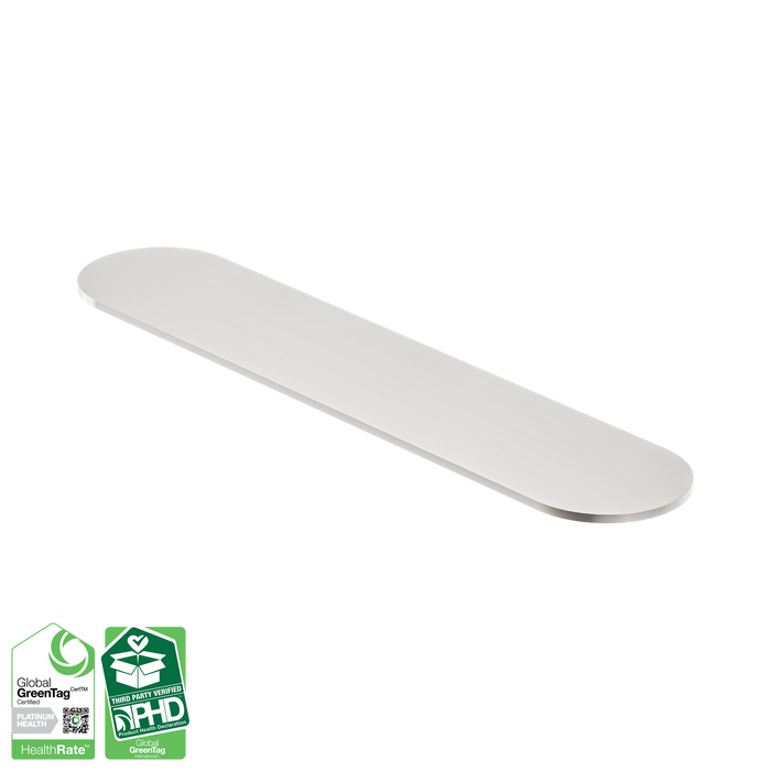 Nero Zen SS316L Metal Shower Shelf - Brushed Nickel