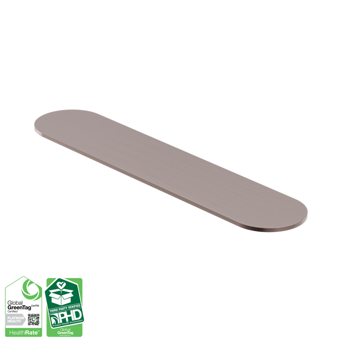 Nero Zen SS316L Metal Shower Shelf - Brushed Bronze