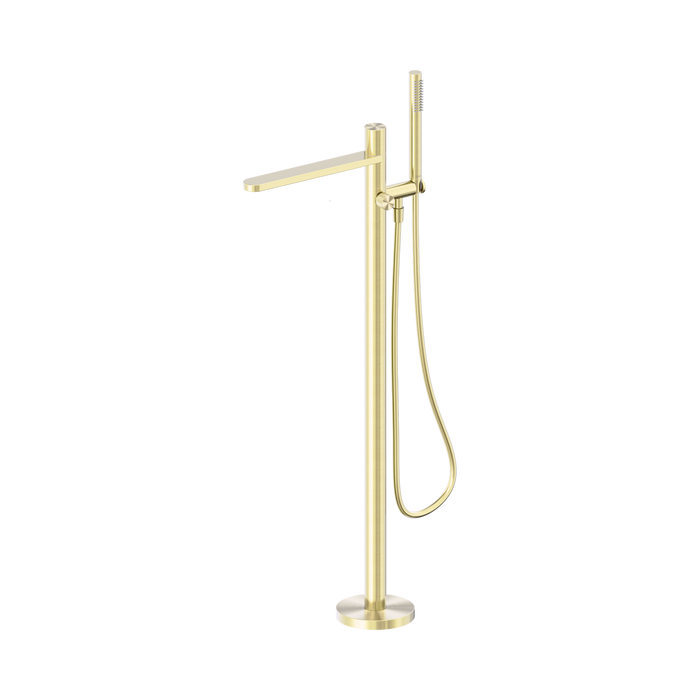 Nero Pure SS316L Progressive Freestanding Bath Mixer - Brushed Gold