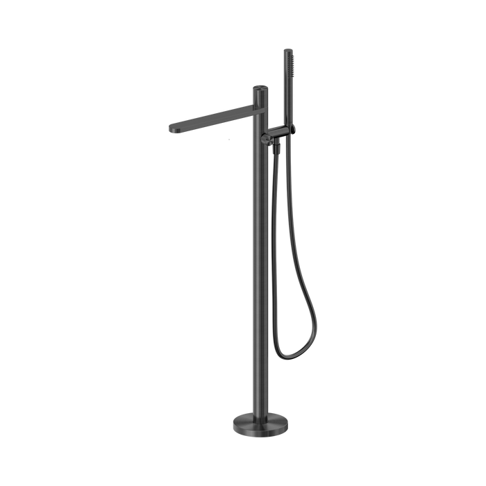 Nero Pure SS316L Progressive Freestanding Bath Mixer - Graphite
