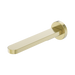 Nero Pure SS316L Round Bath Spout II Only - Brushed Gold