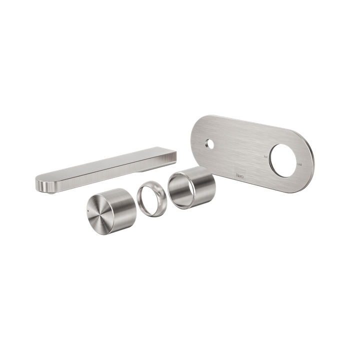 Nero Pure SS316L Progressive Wall Basin/Bath Mixer Trim Kits Only - Brushed Nickel