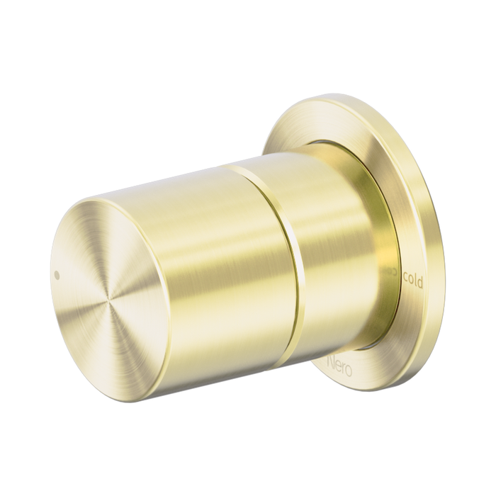 Nero Pure SS316L Progressive Shower Mixer - Brushed Gold