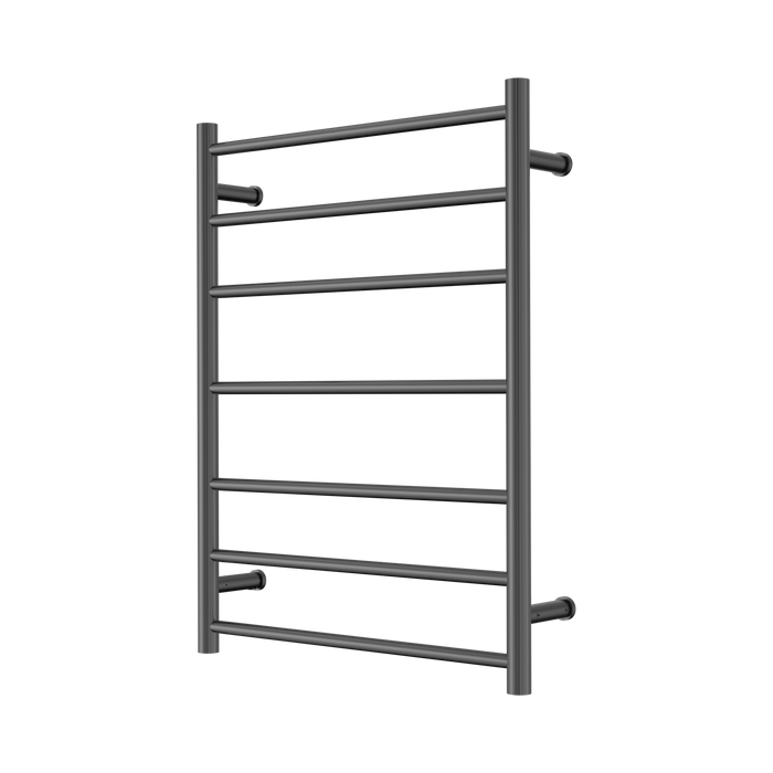 Nero Mecca 240V 7 Bar Heated Towel Ladder - Graphite