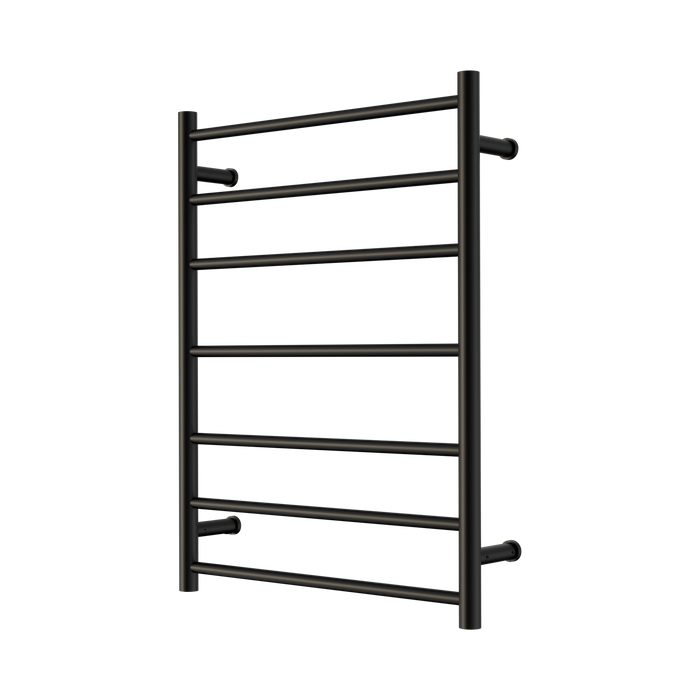 Nero Mecca 240V 7 Bar Heated Towel Ladder - Matte Black