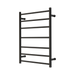 Nero Mecca 240V 7 Bar Heated Towel Ladder - Matte Black