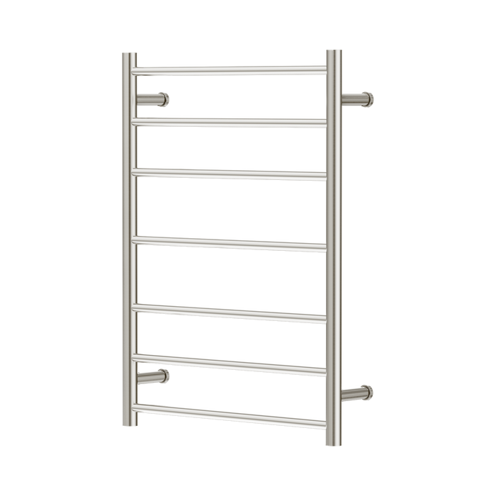 Nero Mecca 12V 7 Bar Heated Towel Ladder - Brushed Nickel