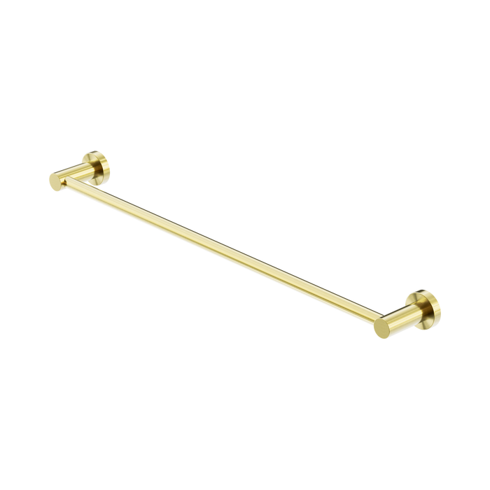 Nero Mecca Single Towel Rail 600mm - Brushed Gold