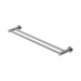 Nero Mecca Double Towel Rail 600mm - Chrome