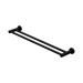 Nero Mecca Double Towel Rail 600mm - Matte Black