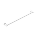 Nero Mecca Single Towel Rail 800mm - Matte White